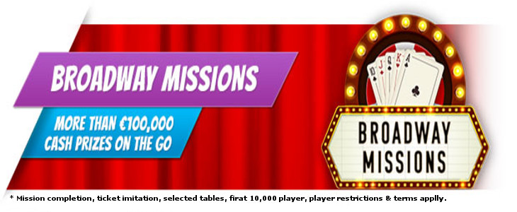 Акция Broadway Missions от William Hill