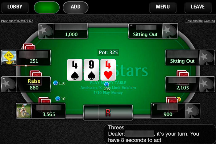 Игровая программа от PokerStars