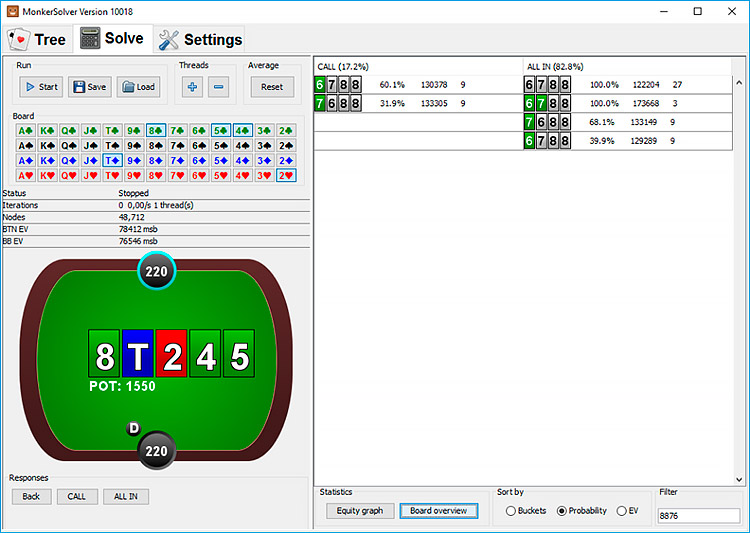 Интерфейс MonkerSolver