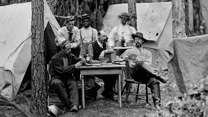 Poker в 19 веке в Америке