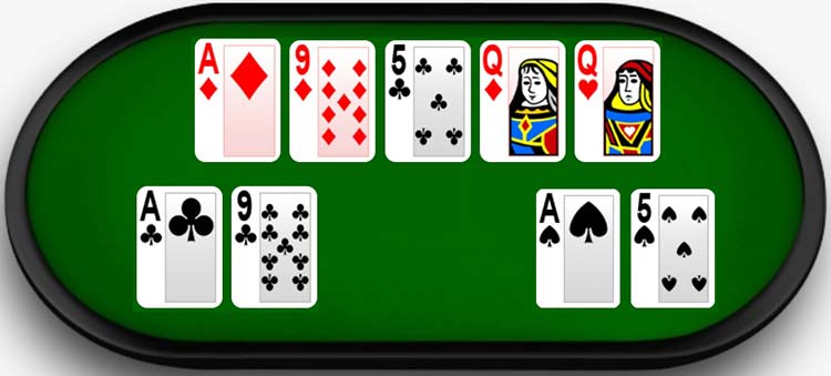 Выбор двух пар из трех