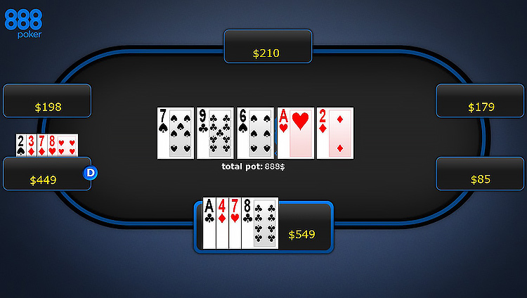 Стол в покер-руме