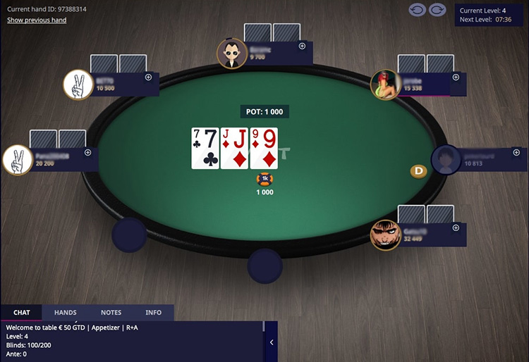 Внешний вид стандартного стола